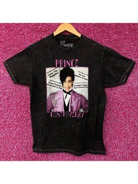 Prince Controversy Washed Acid-Wash Graphic T-Shirt Medium